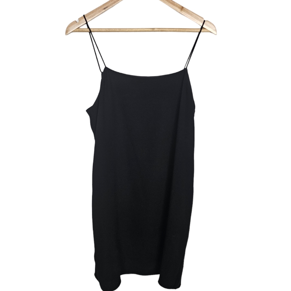 Aritzia Babaton Mauricio Slip Black Mini Dress Size 8 - Picture 3 of 9